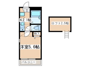 ルミエール登戸の物件間取画像